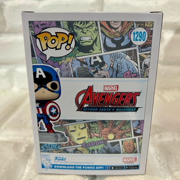 Captain America with Pin - Picture 2 of 6